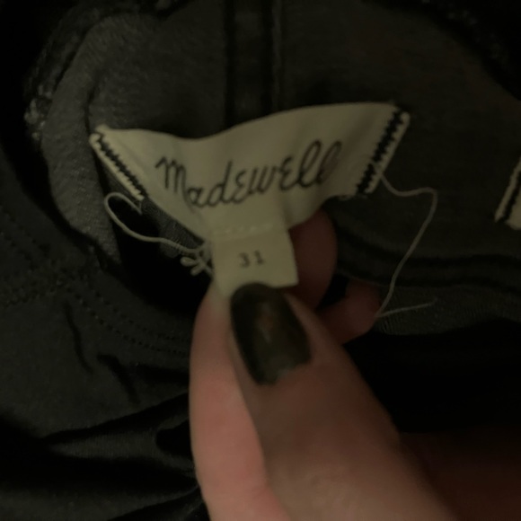 Madewell Maternity Over-the-Belly Skinny Jeans in Black Sea - Picture 11 of 13